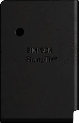 Vista 2 de Simpson Strong-Tie APLH24R Outdoor Accents ZMAX, colgador de vigas de luz negra para 2x4 áspero (paquete de 12)