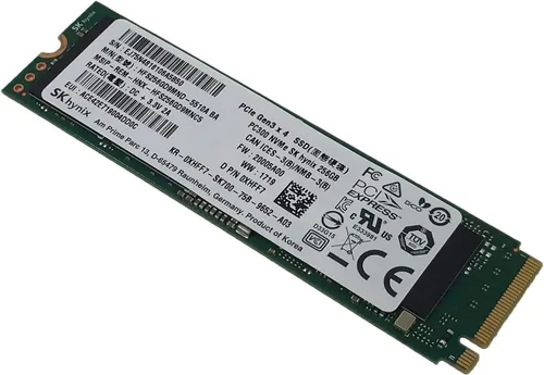 Vista 3 de SK Hynix SSD M.2 de 256 GB (unidad de estado sólido) NVMe PCIe Modelo: HFS256GD9MND-5510A BA - OEM