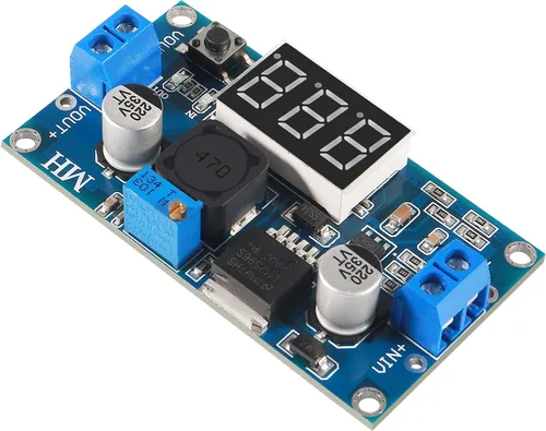 Vista 3 de 5 unids LM2596S DC-DC LM2596 con pantalla LED Voltímetro Buck Convertidor Reductor Regulador reductor 4.0-40V a 1.25-37V DC 36V a 24V a 12V a 5V