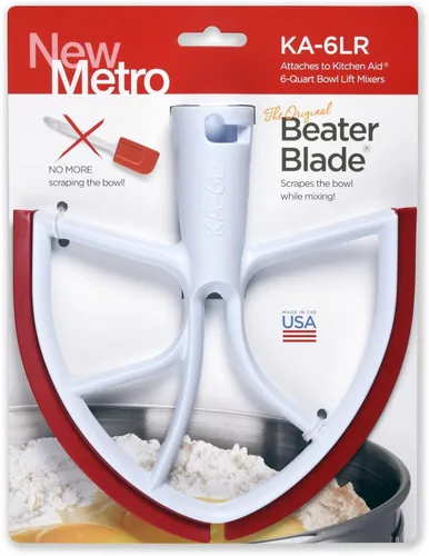 Vista 5 de New Metro KA-THR Original Batidor para KitchenAid 4.5 - 5 Qt Mezcladoras de cabeza inclinada, Rojo