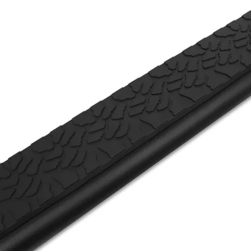 Vista 2 de Raptor Series Estribos de 5 pulgadas de aluminio negro compatible con Crew Cab 15-26 F-150 17-26 F-260/F-350 Super Duty