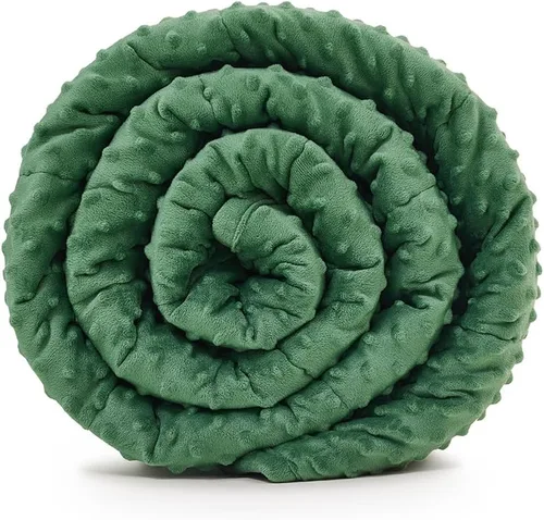 Vista 19 de TONGDADA Manta con peso para niños, 40 x 60 pulgadas, 10 libras, para niños de entre 80 y 125 libras, material de algodón de primera calidad