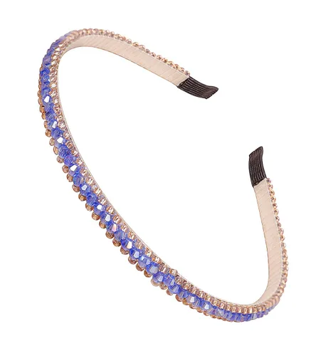 Vista 22 de YARN & INK Cintas para el cabello de mujer con perlas barrocas de terciopelo y lazo de strass, estilo retro vintage hecho a mano, elegante accesorio