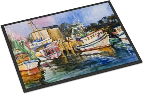 Vista 15 de Caroline's Treasures JMK1017JMAT - Tapete de caza de rana garza azul, 24 x 36 pulgadas, tapete para puerta delantera, interior y exterior
