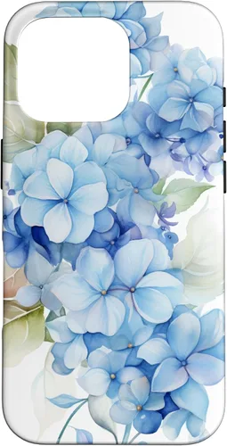 Vista 19 de Funda para iPhone 11 con patrón de acuarela de hortensias
