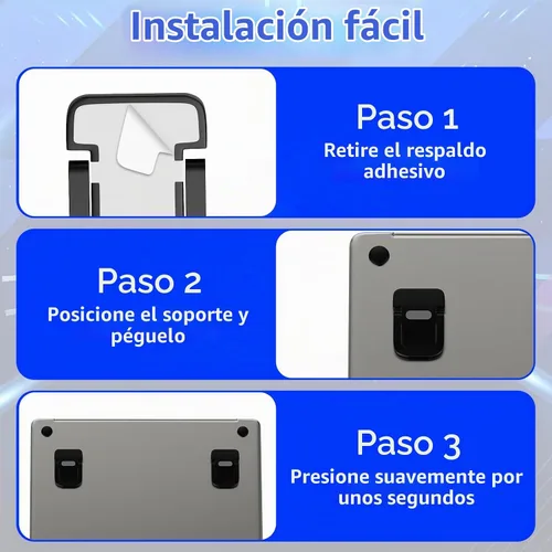 Vista 6 de Notoke Soporte elevador de teclado portátil de 2 piezas, soporte ajustable para teclado negro con 2 ajustes de ángulo y patas plegables