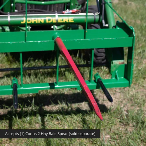 Vista 5 de Titan Attachments Accesorio de marco de horquilla de 46 pulgadas, velocidad de 4,500 libras, se adapta a cargadores John Deere