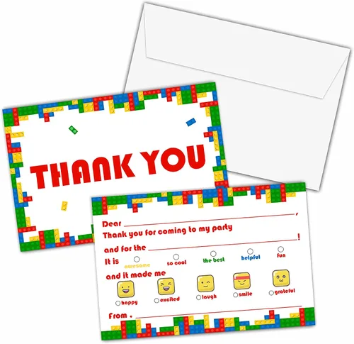 Vista 16 de Tarjetas de agradecimiento de camiones monstruo, tarjeta de agradecimiento con espacio para rellenar con temática de Monster Jam, notas