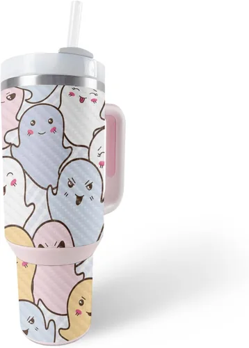 Vista 14 de MightySkins Skin - Vaso de vinilo compatible con Stanley The Quencher H2.0 FlowState de 40 onzas – Puppy Fall Funda protectora de vinilo duradera