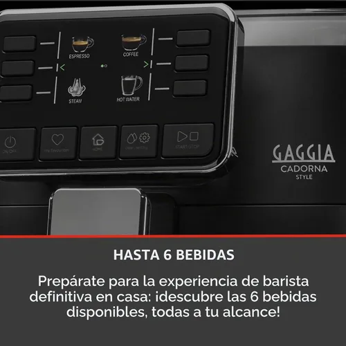 Vista 7 de Gaggia Cadorna Barista Plus - Máquina de café espresso superautomática, color negro, tamaño mediano