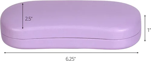 Vista 4 de Noble Funda rígida grande para lentes + bolsa para lentes y lentes de sol unisex + paño de microfibra