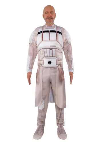 Vista 4 de Disfraz para Hombre de Snowtrooper Qualux del Remanente Imperial de Star Wars Multicolor