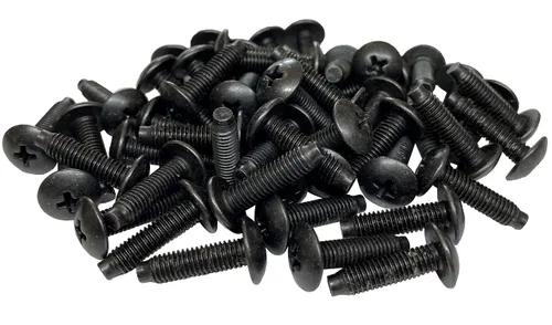 Vista 9 de Paquete de 25 tornillos para rack 10-32, fabricados en Estados Unidos