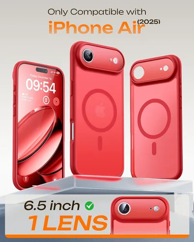 Vista 108 de TOCOL Funda para iPhone 11, compatible con Magsafe, protección completa de cámara, imanes integrados, protección contra caídas, funda translúcida