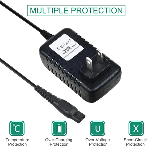 Vista 3 de Digipartspower Cargador adaptador de CA DC para Philips Norelco Shaver MG7770/49 1150BT/48 Power