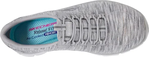 Vista 5 de Skechers Women 's Empire Juego en bungee Slip On Sneaker negro