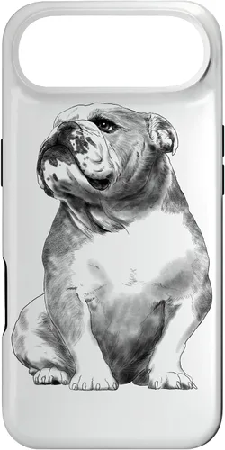 Vista 27 de Funda para iPhone 17 de Bulldog Inglés con diseño de perro