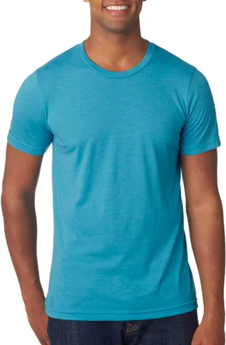 Vista 73 de Bella Canvas 3413c para hombre (1) Triblend verde + (1) Triblend rojo