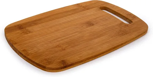 Vista 3 de Luciano Housewares, Tabla de cortar de bambú clásica beige, 12.6 x 7.87 pulgadas, 12.75 x 7.87 pulgadas