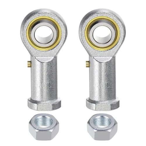 Vista 6 de uxcell PHSB8 - 2 rodamientos de extremo de varilla hembra de 1/2 pulgada y rosca izquierda de 1/2-20, extremos de varilla de junta autolubricantes