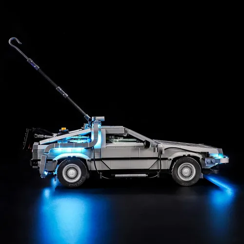 Vista 4 de Lightailing Luz LED para Lego 10300 Back to the Future Time Machine Modelo de bloques de construcción - NO incluido el juego de modelos