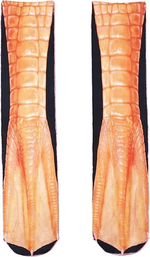 Vista 4 de LXRAINQI Calcetines novedosos locos con diseño de pata de animal 3D, regalos divertidos de Navidad para adultos, hombres, mujeres, adolescentes
