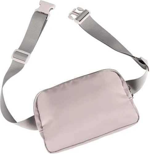 Vista 2 de Mini bolsa de cinturón para mujeres y hombres, riñonera impermeable para mujer, bolsa cruzada con correa ajustable para correr, entrenamiento