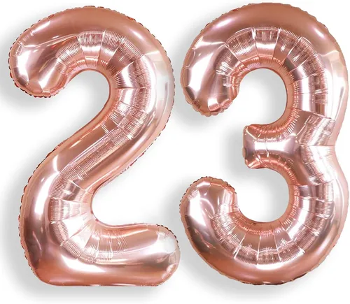 Vista 23 de AULE Globos grandes de 40 pulgadas con números 0 azules, globos grandes de números de aluminio, decoraciones de fiesta de cumpleaños de helio