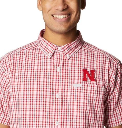 Vista 4 de Columbia Camisa de manga corta Collegiate Rapid Rivers para hombre