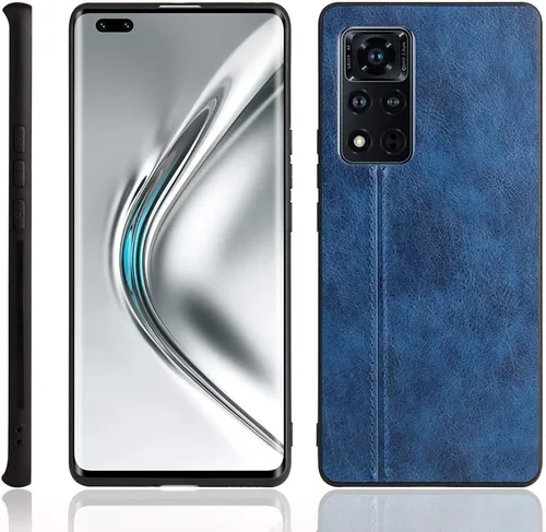 Vista 93 de Funda para Vivo iQOO Z1x 5G, funda para Vivo iQOO Z1x 5G Funda de piel sintética con funda 3 en 1, color azul