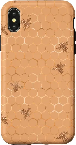Vista 5 de Honey Comb Honey Bee Pretty Garden - Carcasa para iPhone 17