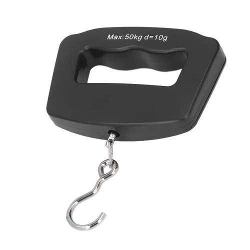Vista 7 de Báscula colgante digital con gancho Dispositivo de pesaje electrónico portátil para uso de granja de pesca Pantalla LCD de alta precisión