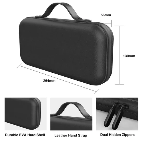 Vista 2 de HEIYING Switch Carry Case for Nintendo Switch and Switch OLED Console,Portable Carrying Storage Case with Game Card & Console & Accessories Storage
