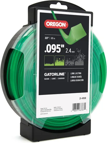 Vista 6 de Oregon Línea de recortadora cuadrada Gatorline 21-895 .095 pulgadas por 681 pies Professional Square Weed Wacker String for Gas and Electric Grass