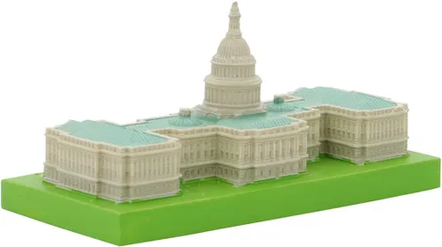 Vista 4 de Estatua de la réplica del edificio del Capitolio de los Estados Unidos de 3.7