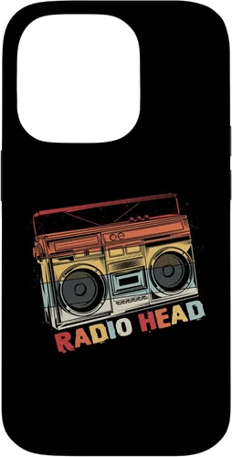 Vista 17 de Funda vintage de Radio In Head Music Matching Band Cassette Player para iPhone 16