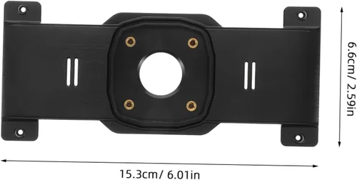 Vista 2 de Garneck Soporte para cámara de tablero para espejo retrovisor de automóvil, accesorio automotriz, base de plástico segura, fácil ajuste