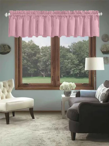 Vista 50 de Cortinas de cocina negras Ladity - 2 paneles de cortinas cortas opacas, 36 pulgadas, privacidad, niveles de café, cortinas de granja para ventana