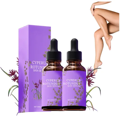 Vista 2 de Cyperus Rotundus - Suero para la piel, aceite Cyprus Rotundus para depilación, calmante natural y suave, 2.0 fl oz (1 unidad)