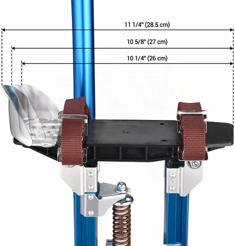 Vista 5 de Yescom Drywall Stilts 16-24 Herramienta ajustable de aluminio para paneles