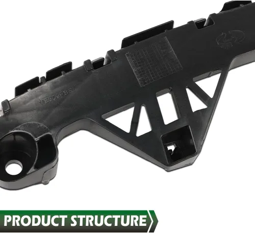 Vista 4 de GRAND ORANGE Juego de retenedores de parachoques compatible con Mazda 3 y 3 Sport 2010-2013 Kit de soporte de parachoques delantero de 2 piezas
