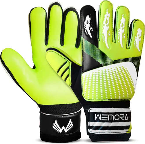 Vista 10 de Guantes de portero de fútbol para niños y jóvenes junior de 4mm antideslizantes con agarre fuerte en la palma