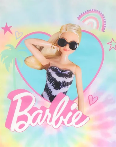 Vista 7 de Barbie Traje de baño para niñas y niños con logotipo de muñeca Tie Dye