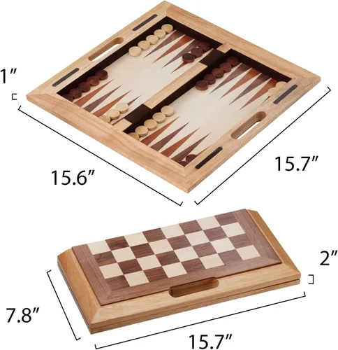 Vista 4 de Mainstreet Classics Dutchman - Juego de mesa plegable 3 en 1
