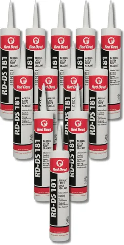 Vista 7 de Red Devil 0846DS RD-DS 181 Sellador de conductos de látex acrílico, 10.1 onzas, gris, 1 paquete