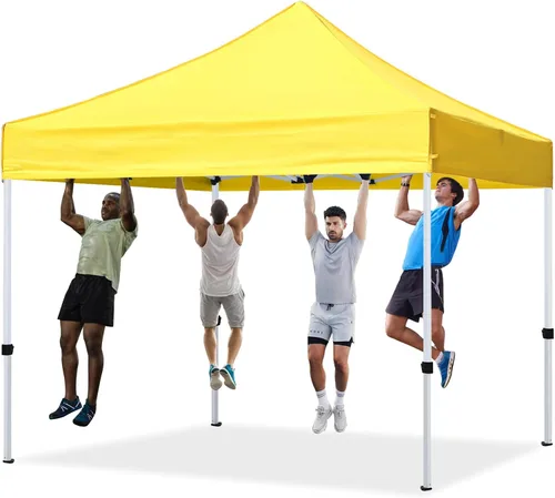 Vista 18 de Carpa Desplegable 10x10 Serie Comercial, Blanco