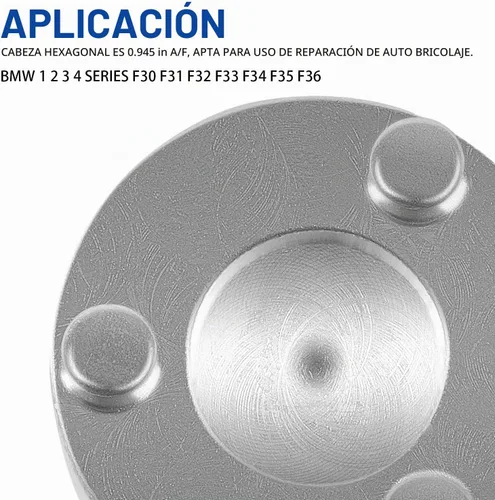 Vista 2 de 32106891974 - Soporte de dirección de dirección hexagonal de 0.945 in, herramienta de extracción de máquina de repuesto para BMW EPS 1 2 3 4 Series