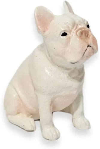 Vista 5 de WitnyStore Figura de resina de perro carlino sentado de 1 pulgada para decoración de terrario, estatua coleccionable para coleccionistas adultos