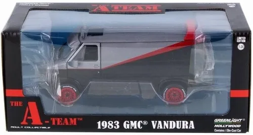 Vista 5 de Greenlight 1:24 Hollywood - The A-Team - GMC Vandura 1983, los colores pueden variar