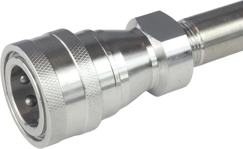 Vista 8 de HFS (R) 1/2" hembra NPT acoplador de desconexión rápida conjunto hidráulico 304 acero inoxidable